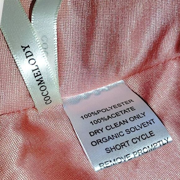 Coco Melody Velvet Maxi Sz Small Peach Velvet One Shoulder Gown Wedding Swiftie - Picture 13 of 16